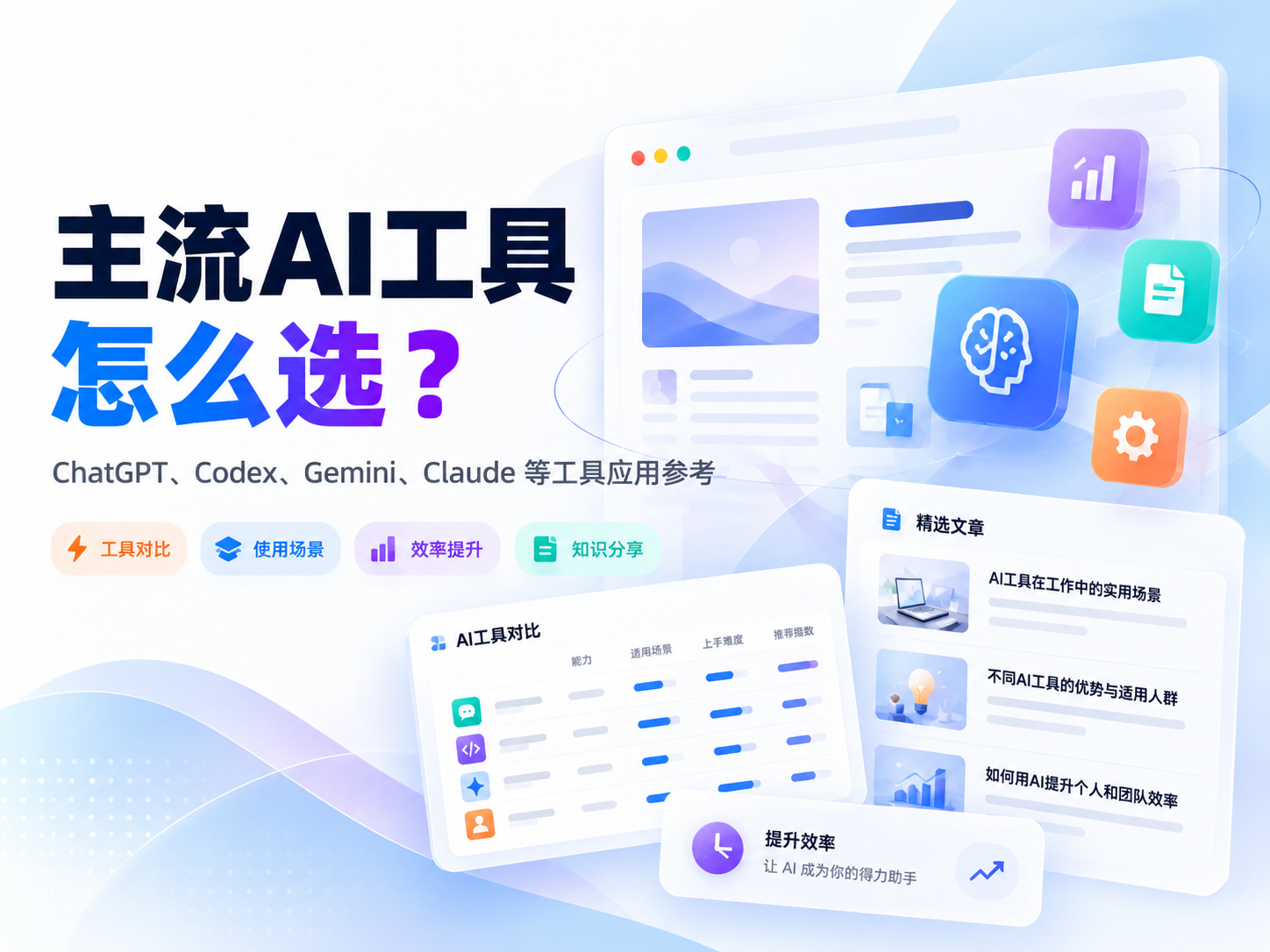 2026年AI工具怎么选?ChatGPT、Codex、Gemini、Claude及会员服务指南